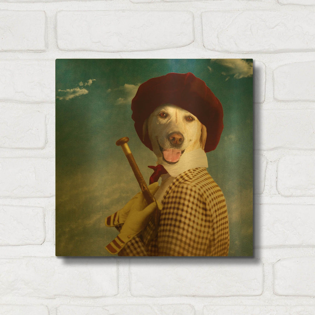 'The Extravagant' By Martine Roch Gold Metal Wall Art