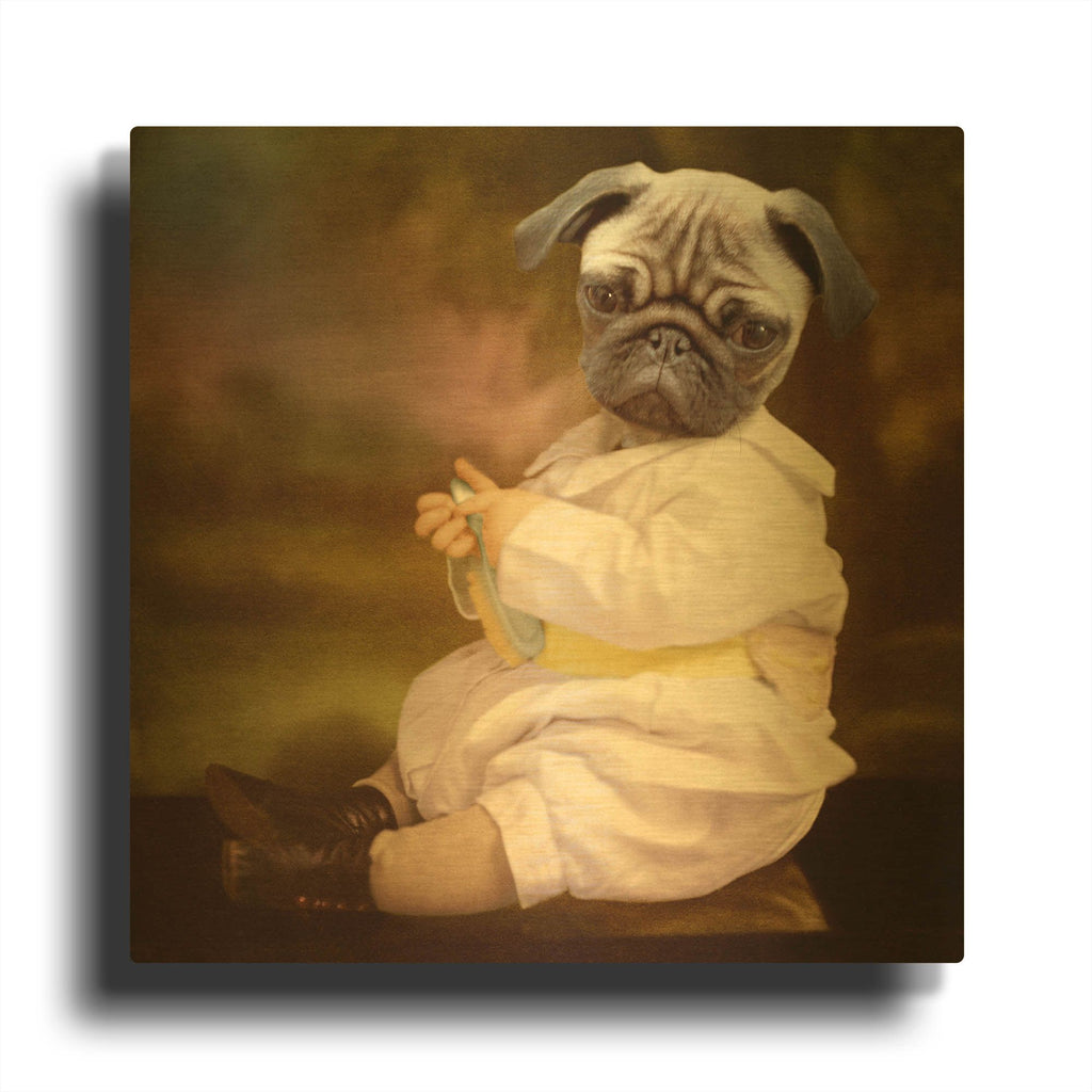 'Tommy Boy' By Martine Roch Gold Metal Wall Art