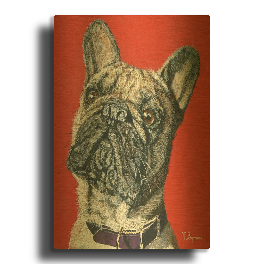 'Amour' By Melissa Symons Gold Metal Wall Art