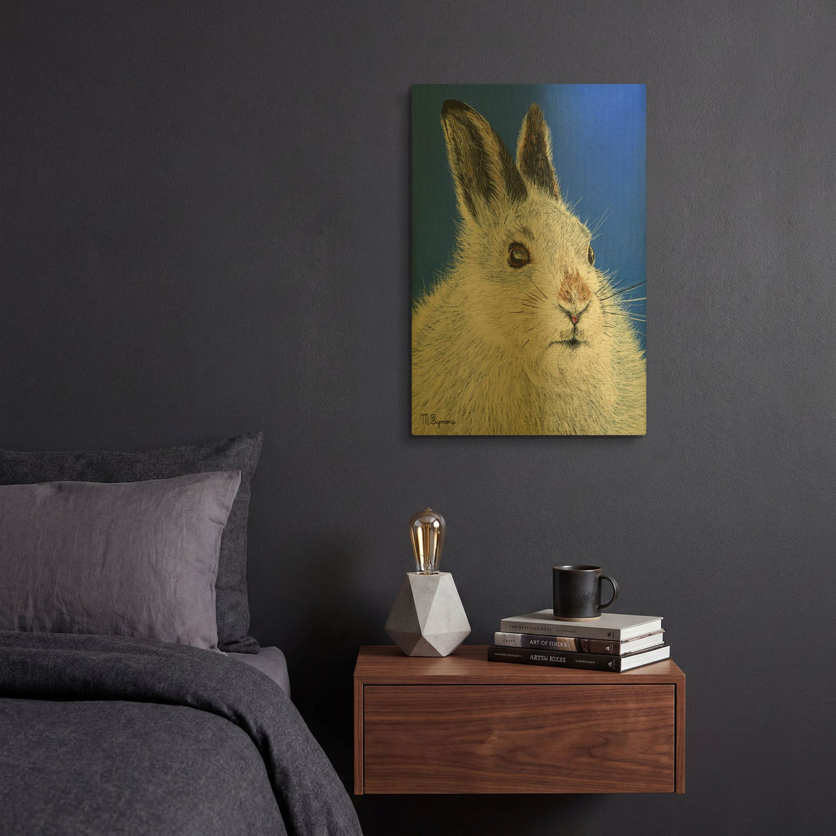 'Calgary Jack' By Melissa Symons Gold Metal Wall Art