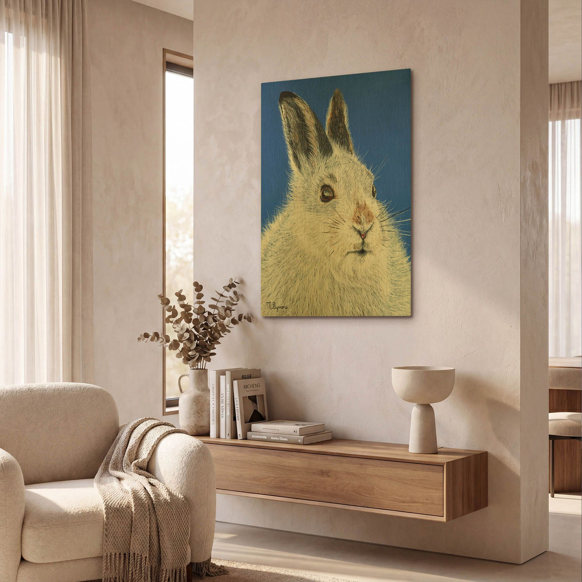 'Calgary Jack' By Melissa Symons Gold Metal Wall Art
