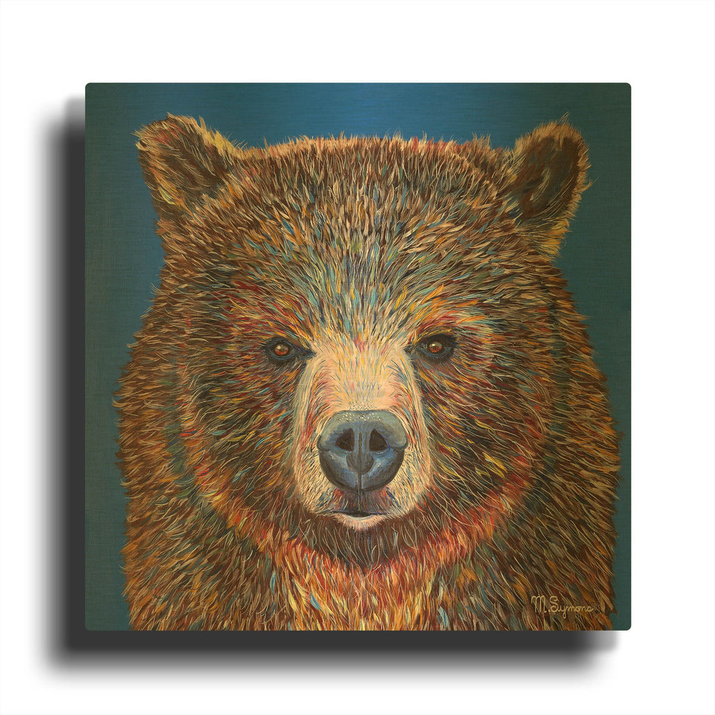'Gus' By Melissa Symons Gold Metal Wall Art