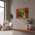 'Pugly' By Melissa Symons Gold Metal Wall Art