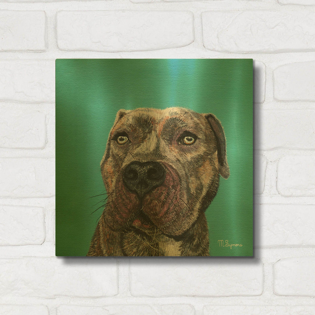 'Good Boy' By Melissa Symons Gold Metal Wall Art