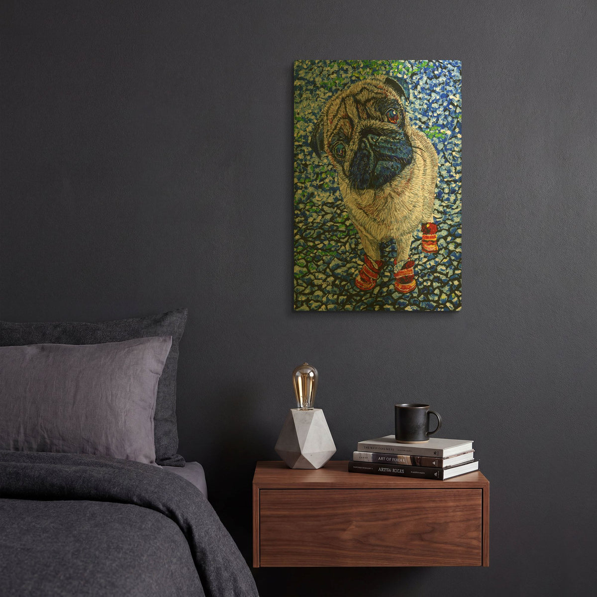 'Boots' By Melissa Symons Gold Metal Wall Art