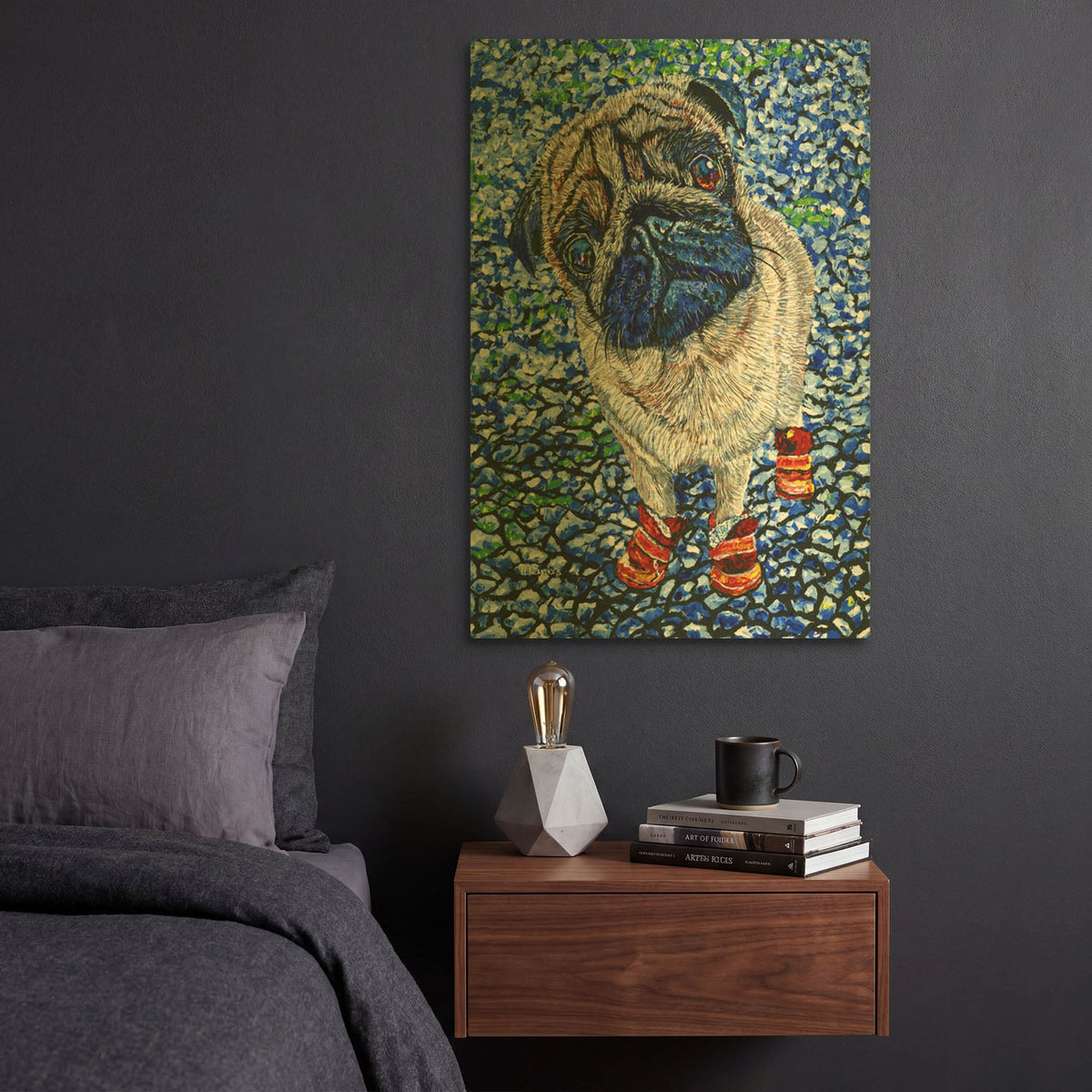 'Boots' By Melissa Symons Gold Metal Wall Art
