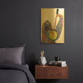 'Slow Banjo' By Melissa Symons Gold Metal Wall Art