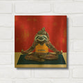 'Slowga' By Melissa Symons Gold Metal Wall Art
