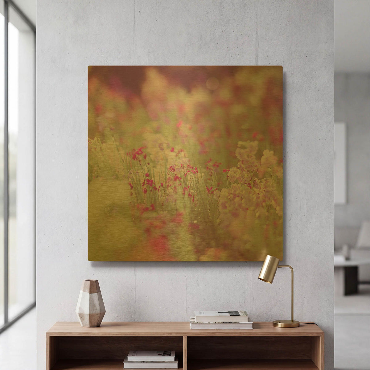 'Monet' By Myan Soffia Gold Metal Wall Art
