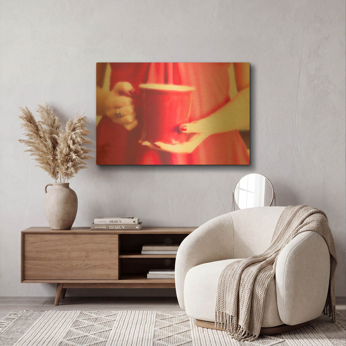'Good Morning Darling' By Myan Soffia Gold Metal Wall Art