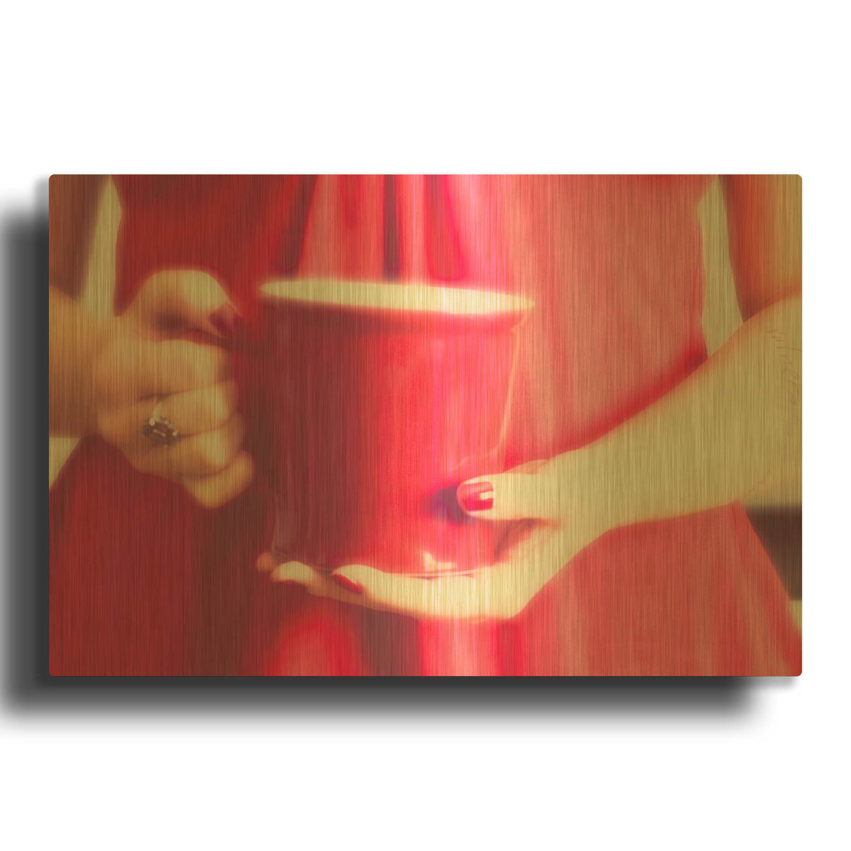 'Good Morning Darling' By Myan Soffia Gold Metal Wall Art