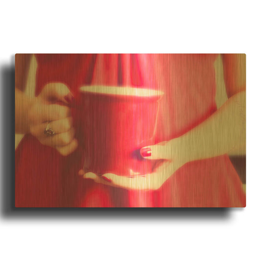 'Good Morning Darling' By Myan Soffia Gold Metal Wall Art