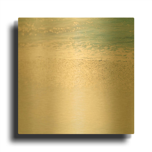 'Del Mar' By Myan Soffia Gold Metal Wall Art