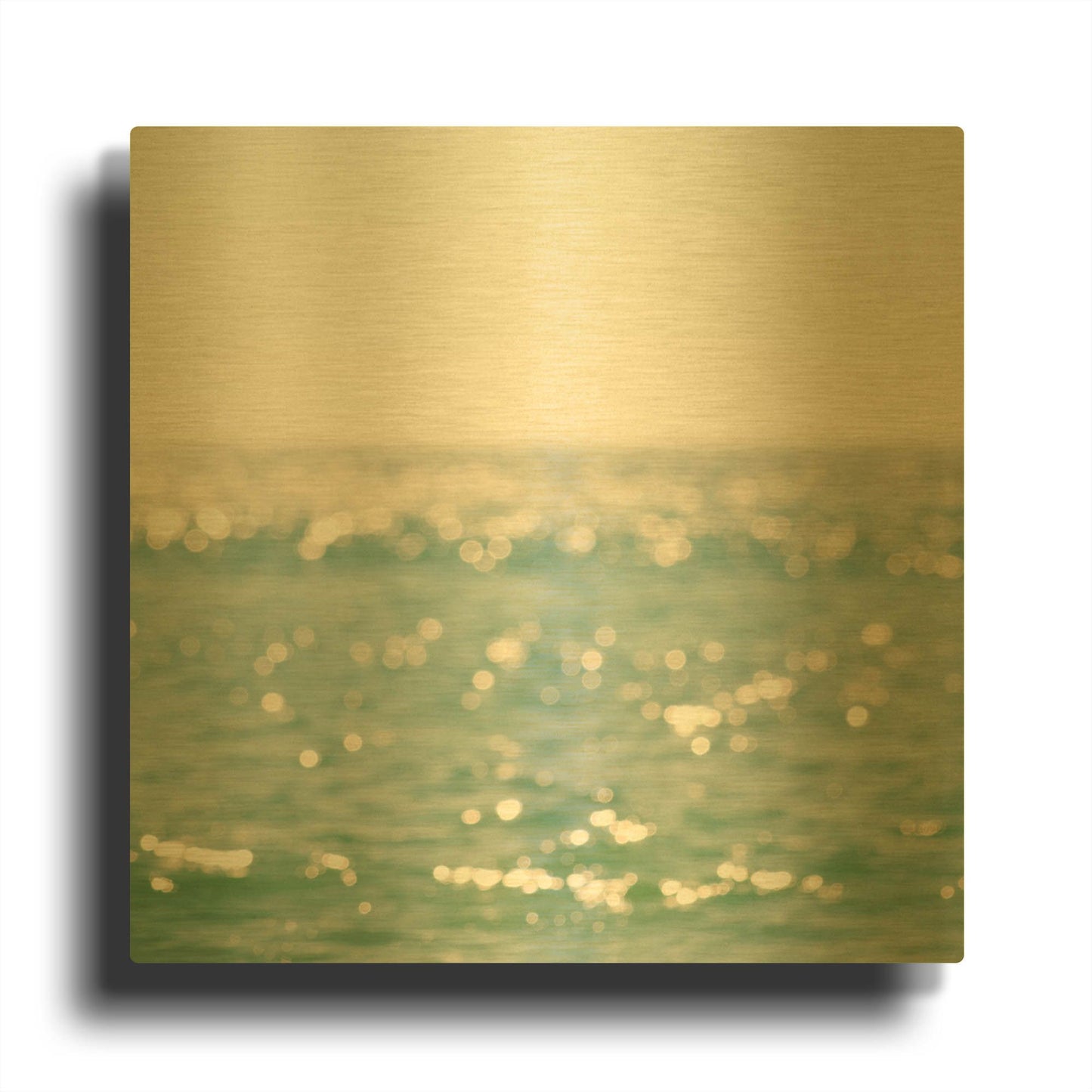 'La Mer' By Myan Soffia Gold Metal Wall Art