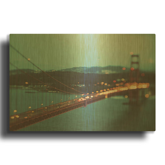 'Sweet Light' By Myan Soffia Gold Metal Wall Art