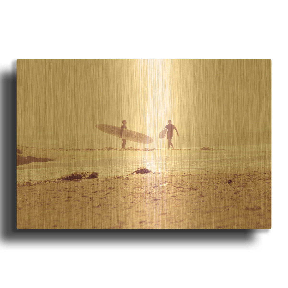 'Board Meeting' By Myan Soffia Gold Metal Wall Art