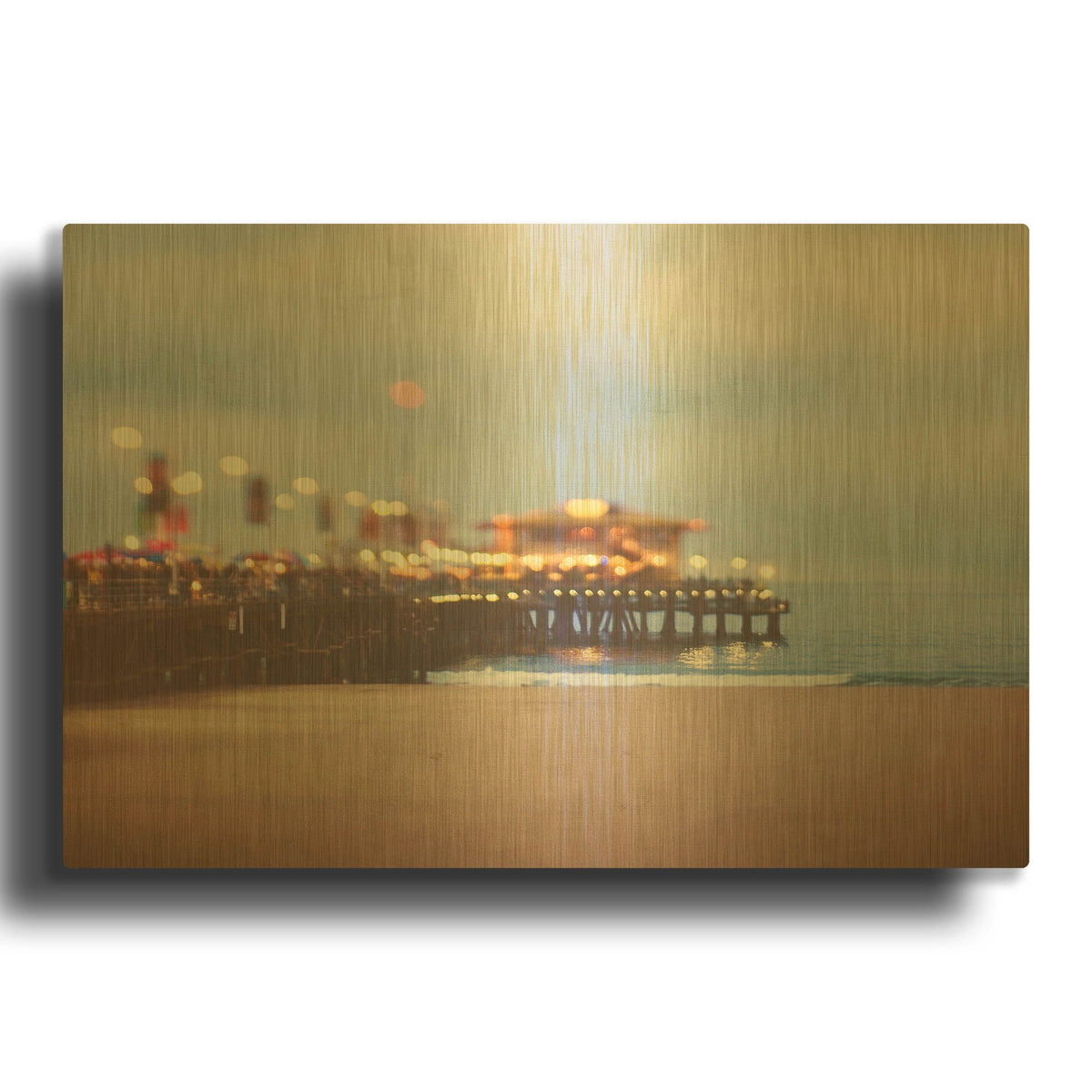 'Beach Candy' By Myan Soffia Gold Metal Wall Art