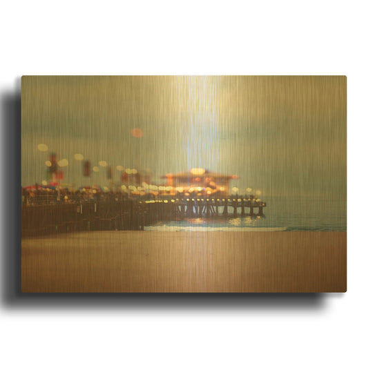 'Beach Candy' By Myan Soffia Gold Metal Wall Art
