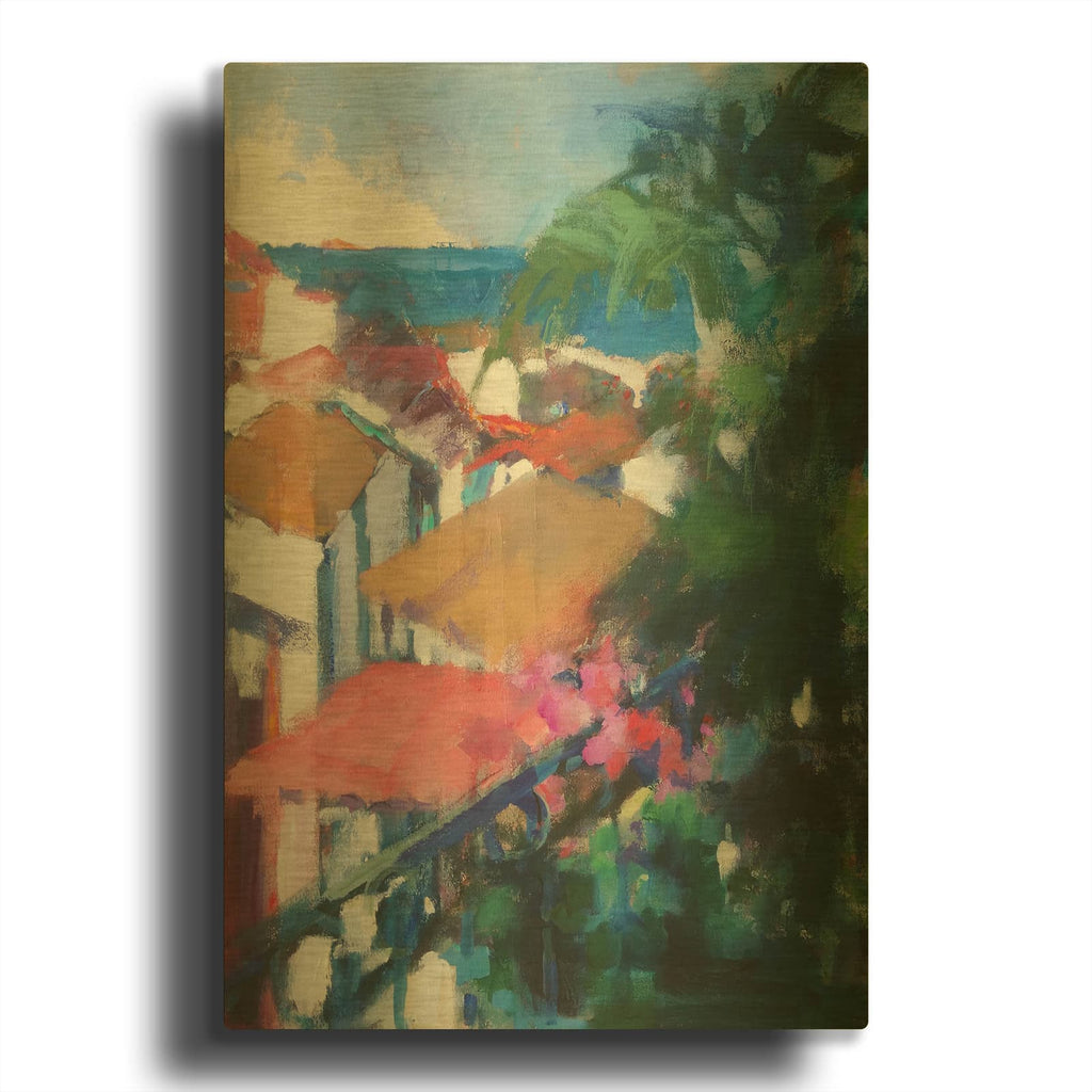 'Best View' By Page Pearson Railsback Gold Metal Wall Art