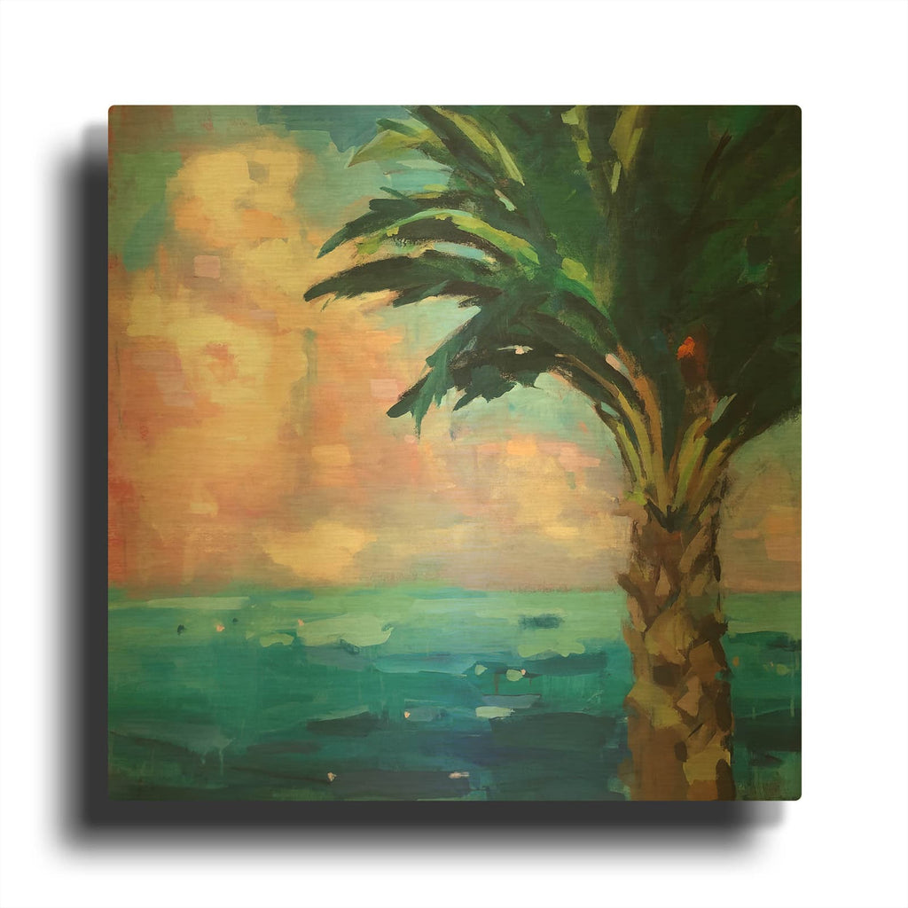'Palm' By Page Pearson Railsback Gold Metal Wall Art