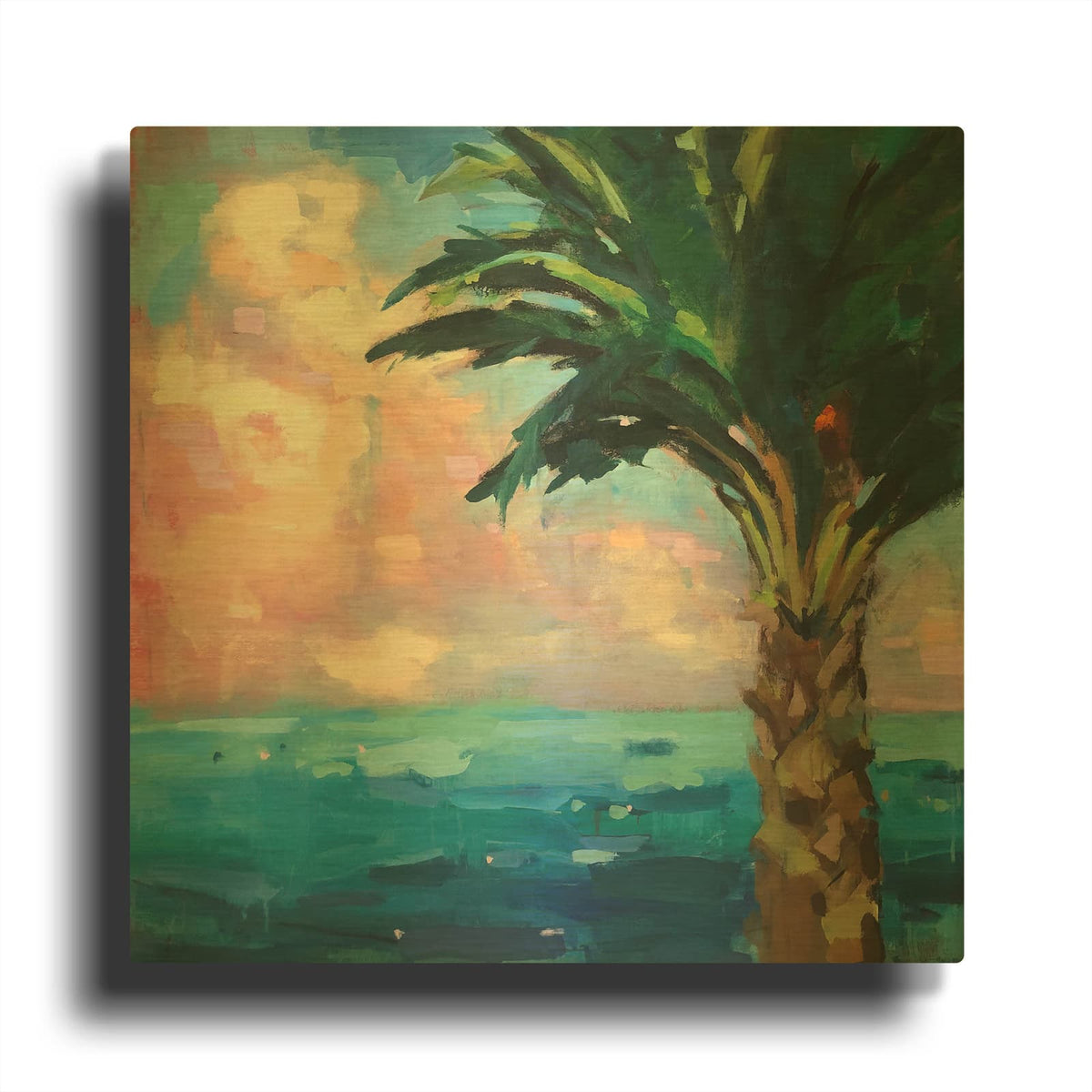 'Palm' By Page Pearson Railsback Gold Metal Wall Art