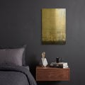 'Dark Earth 1' By Radek Smach Gold Metal Wall Art