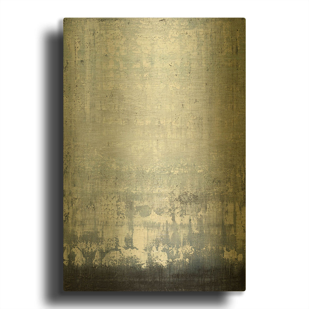 'Dark Earth 1' By Radek Smach Gold Metal Wall Art