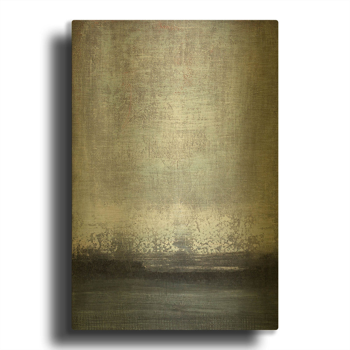 'Dark Earth 2' By Radek Smach Gold Metal Wall Art