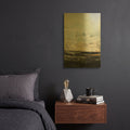 'Dark Earth 3' By Radek Smach Gold Metal Wall Art