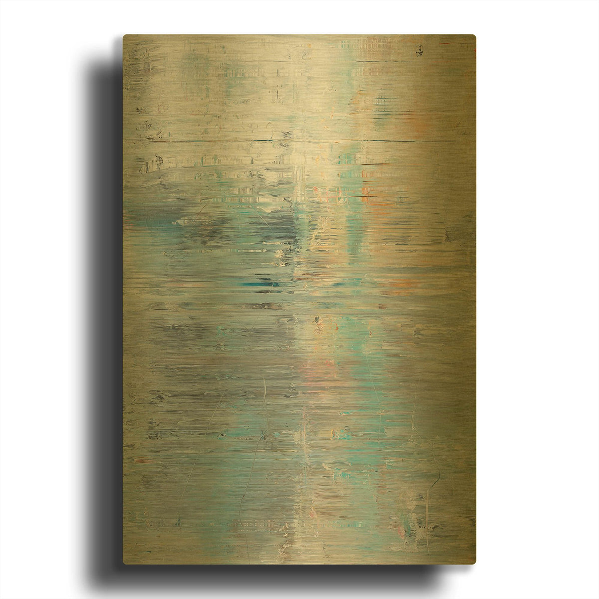 'Dream Sequence 1' By Radek Smach Gold Metal Wall Art