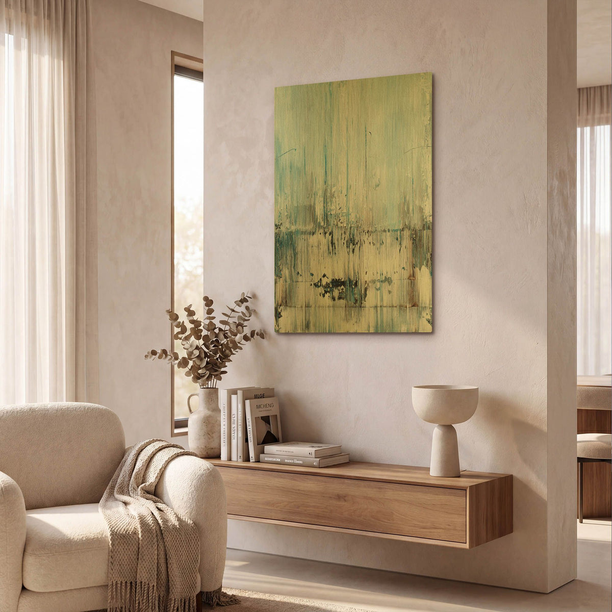 'Dream Sequence 2' By Radek Smach Gold Metal Wall Art