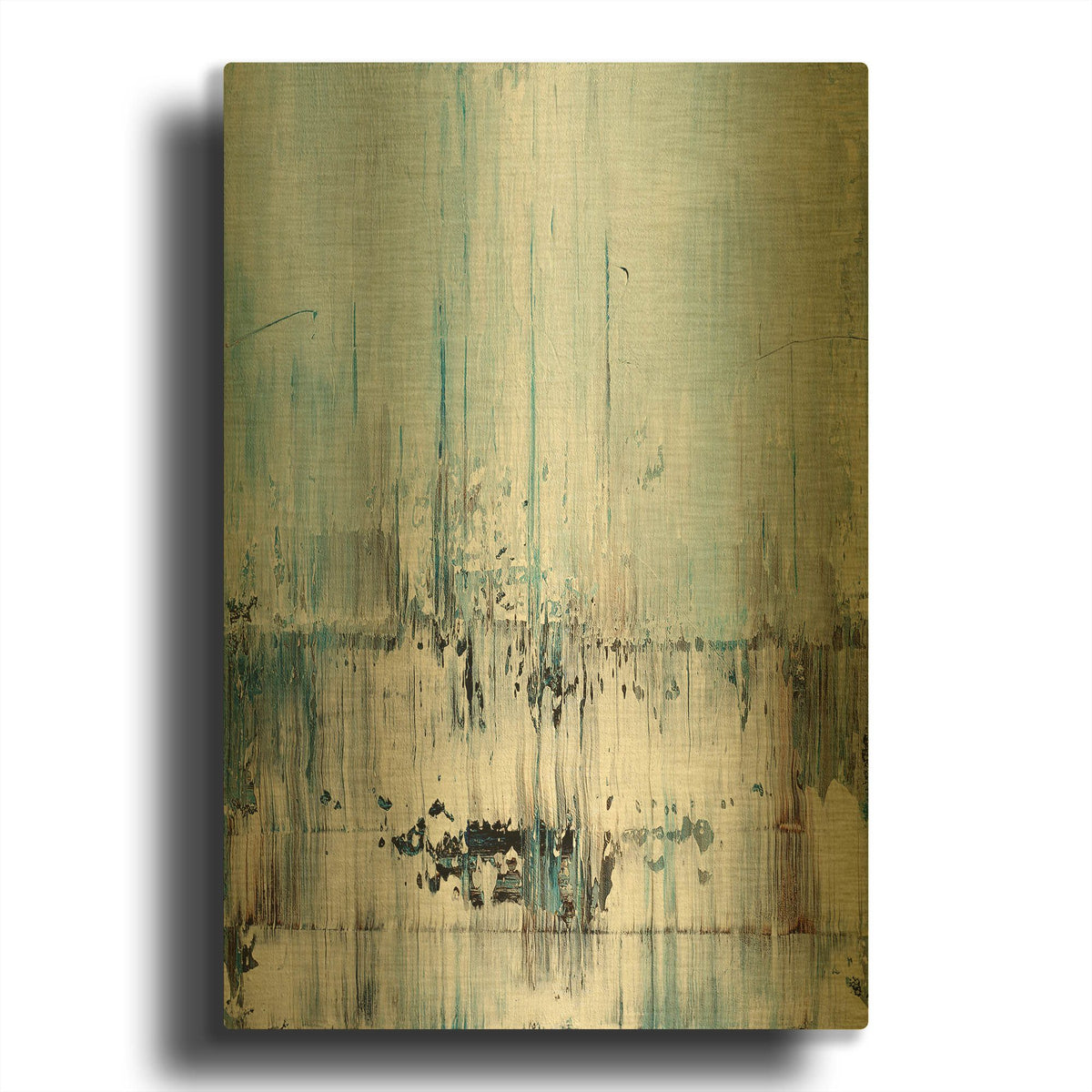 'Dream Sequence 2' By Radek Smach Gold Metal Wall Art
