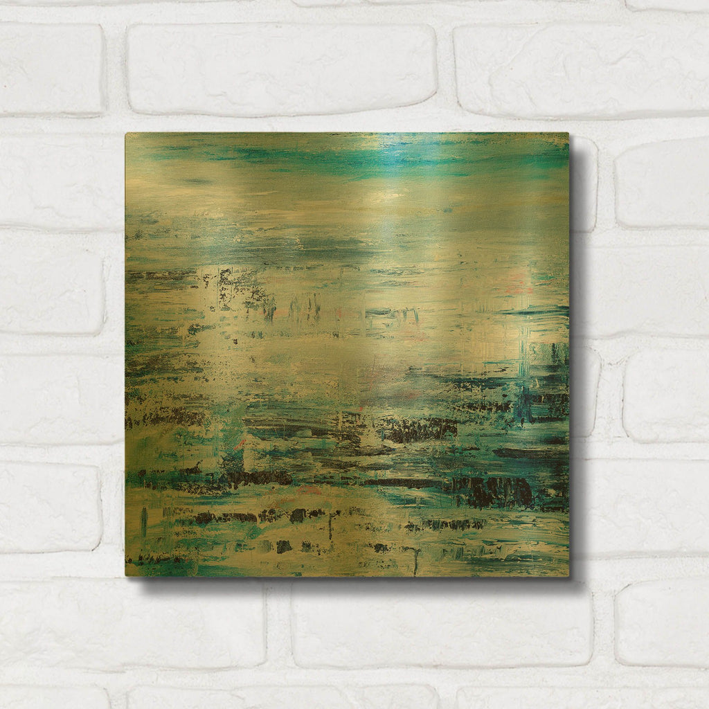 'Oceanside 1' By Radek Smach Gold Metal Wall Art