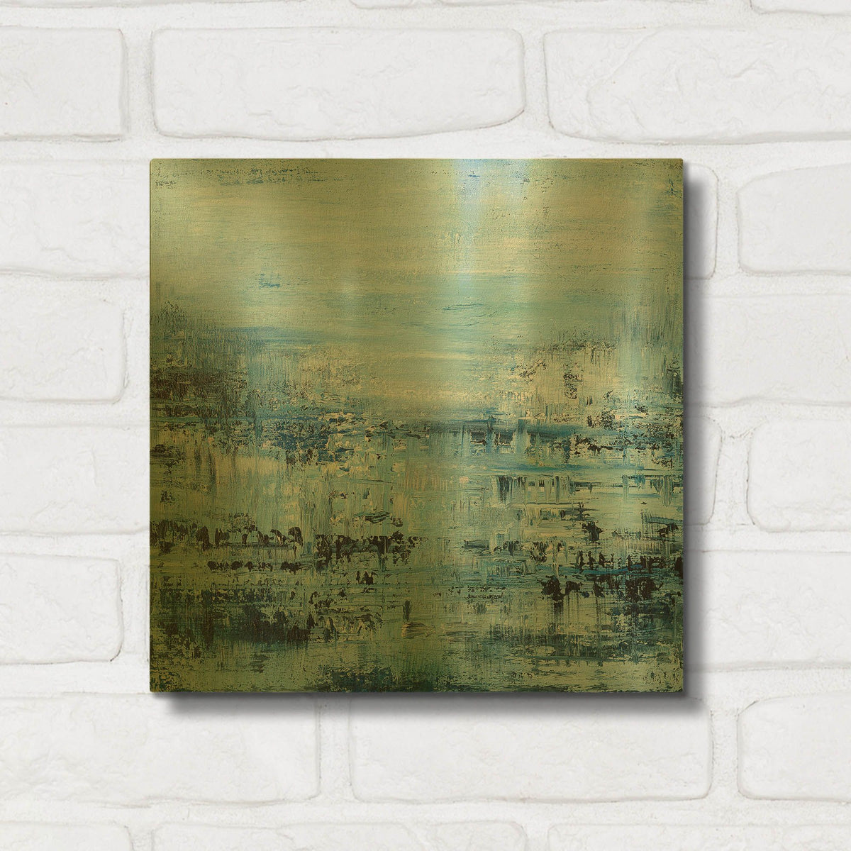 'Oceanside 2' By Radek Smach Gold Metal Wall Art