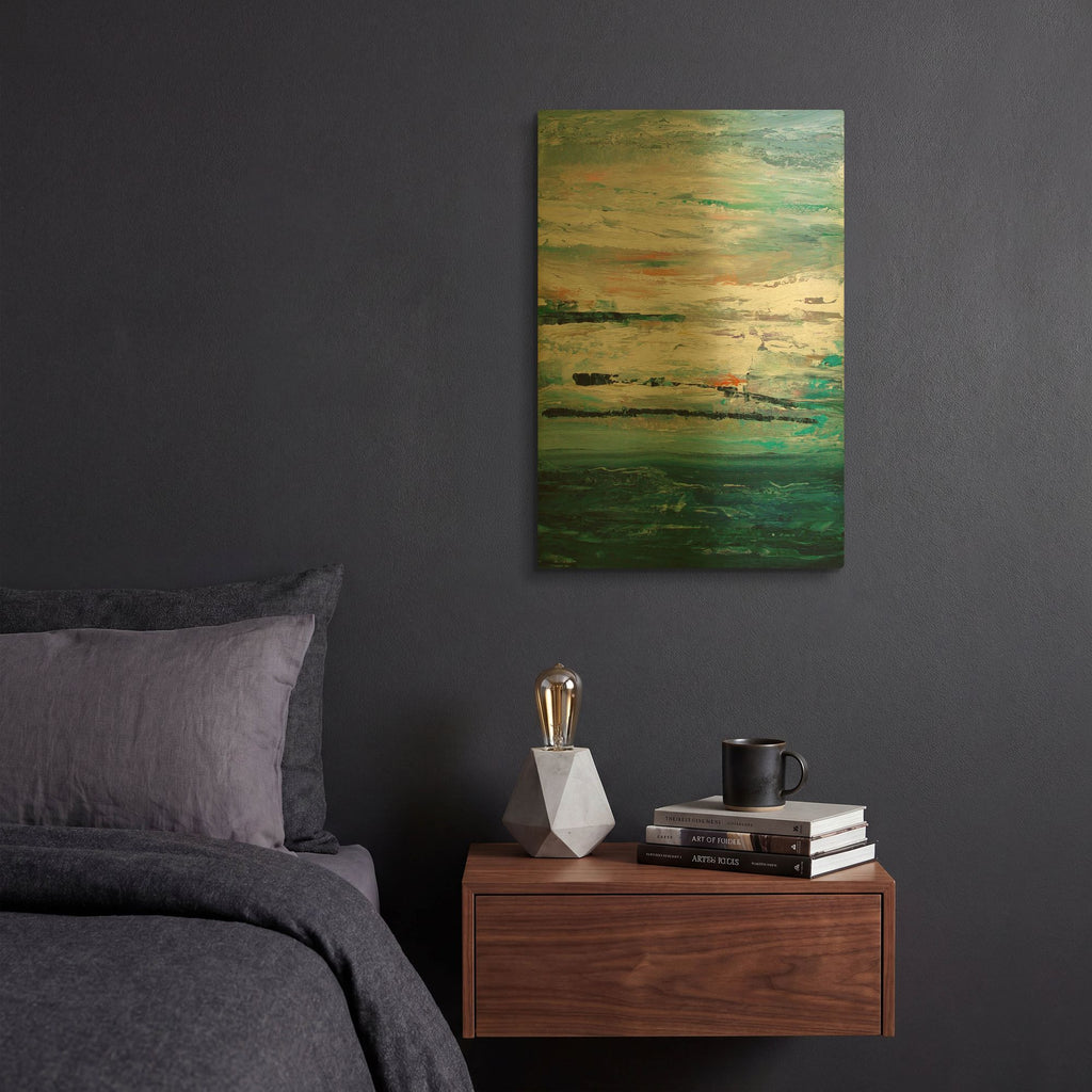 'Storm' By Radek Smach Gold Metal Wall Art