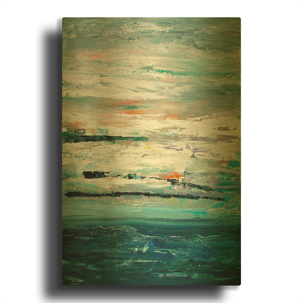 'Storm' By Radek Smach Gold Metal Wall Art