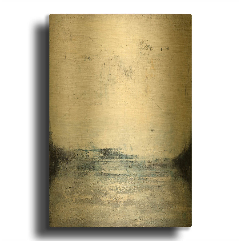 'Through The Mist' By Radek Smach Gold Metal Wall Art