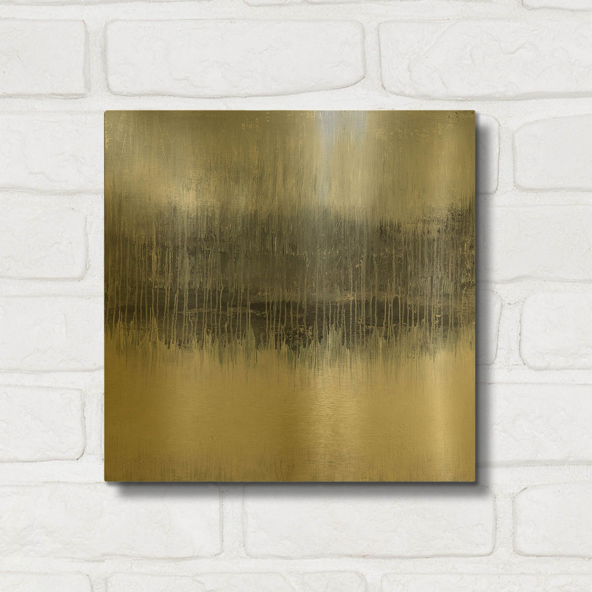 'Through The Trees' By Radek Smach Gold Metal Wall Art