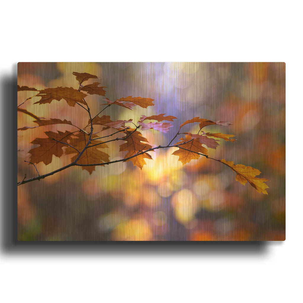 'United Colors of Autumn' By Roeselien Raimond Gold Metal Wall Art