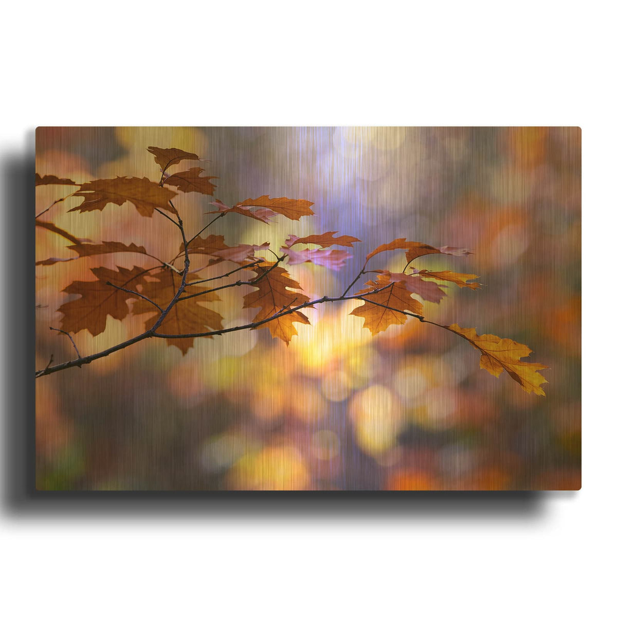 'United Colors of Autumn' By Roeselien Raimond Gold Metal Wall Art