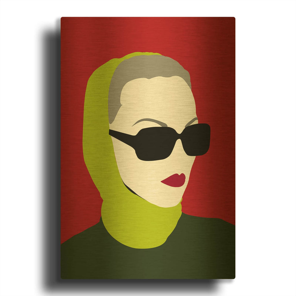 'Lady 11' By Sean Salvadori Gold Metal Wall Art