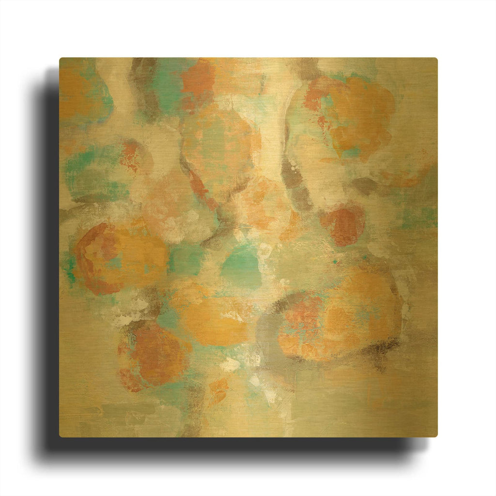 'Sunshine Reflections' By Silvia Vassileva Gold Metal Wall Art