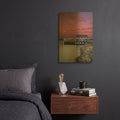 'Moon over Sidney Fish Market' By Shawn/Corinne Severn Gold Metal Wall Art