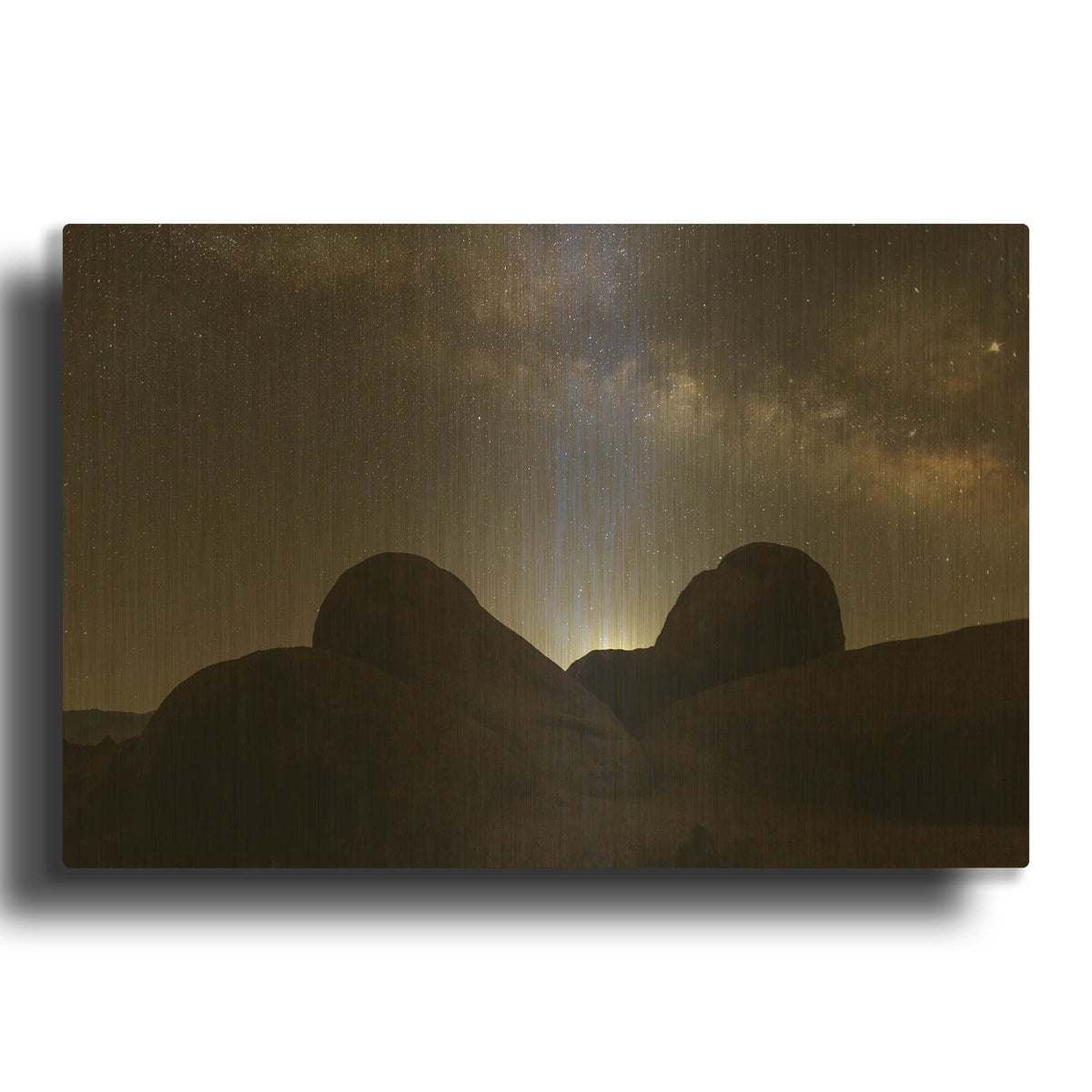 'Before Moonrise' By Shawn/Corinne Severn Gold Metal Wall Art