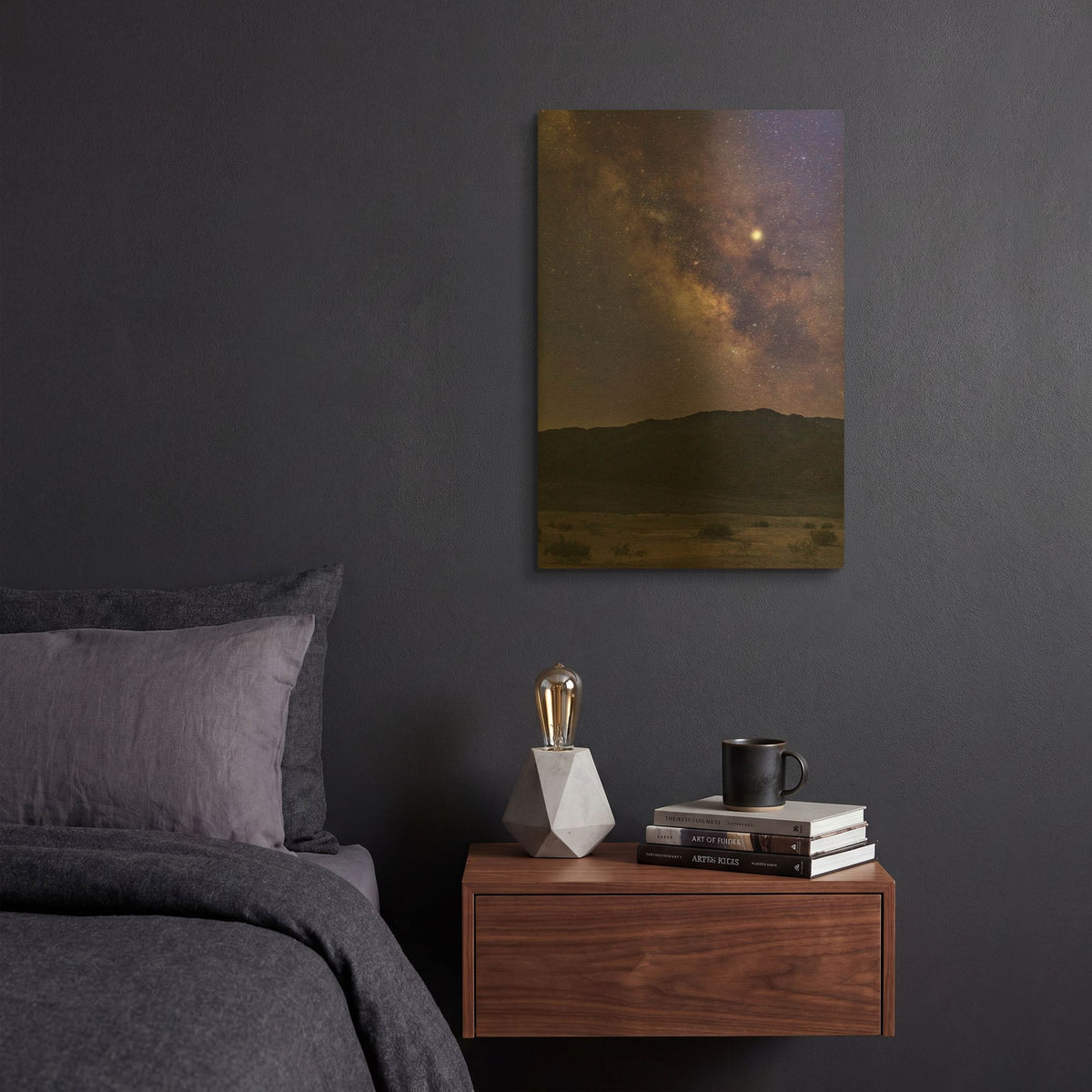 'Mesquite Milky Way' By Shawn/Corinne Severn Gold Metal Wall Art
