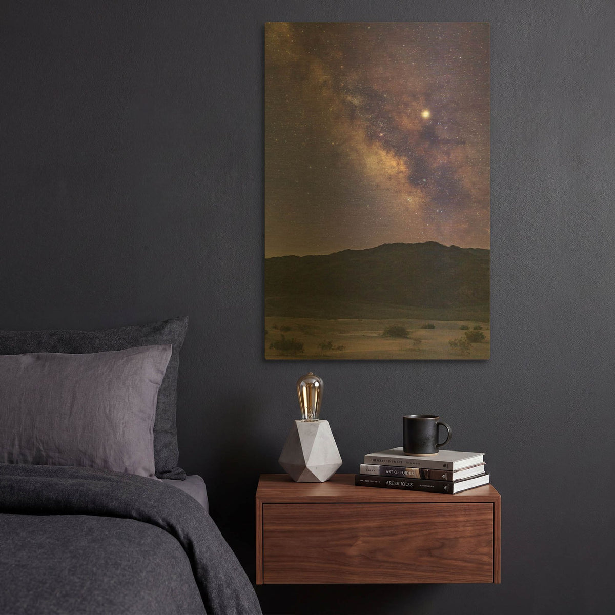 'Mesquite Milky Way' By Shawn/Corinne Severn Gold Metal Wall Art