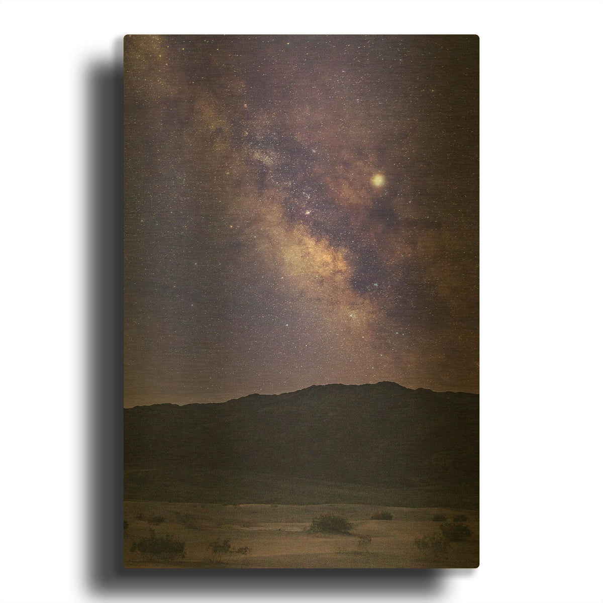 'Mesquite Milky Way' By Shawn/Corinne Severn Gold Metal Wall Art