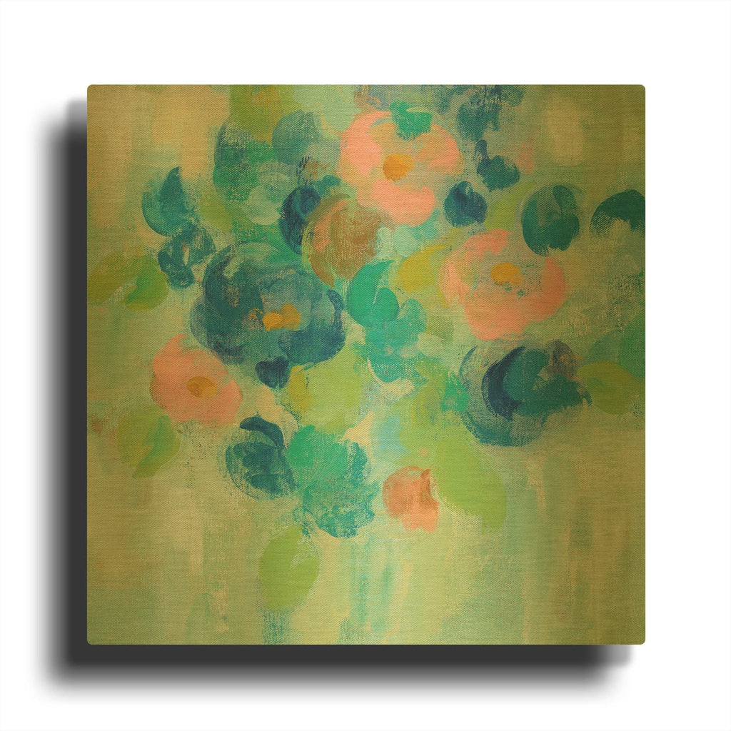 'Spring Aroma III' By Silvia Vassileva Gold Metal Wall Art