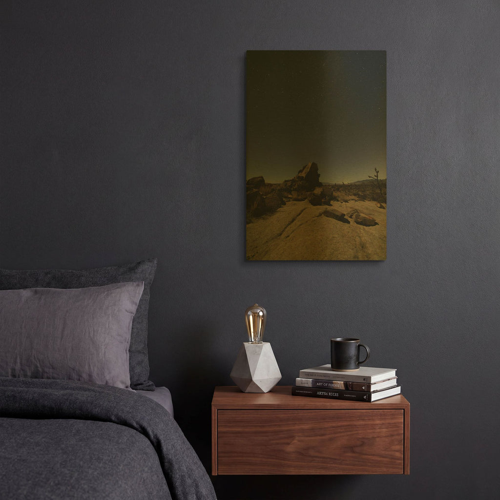 'Mohave at Night 2' By Shawn/Corinne Severn Gold Metal Wall Art