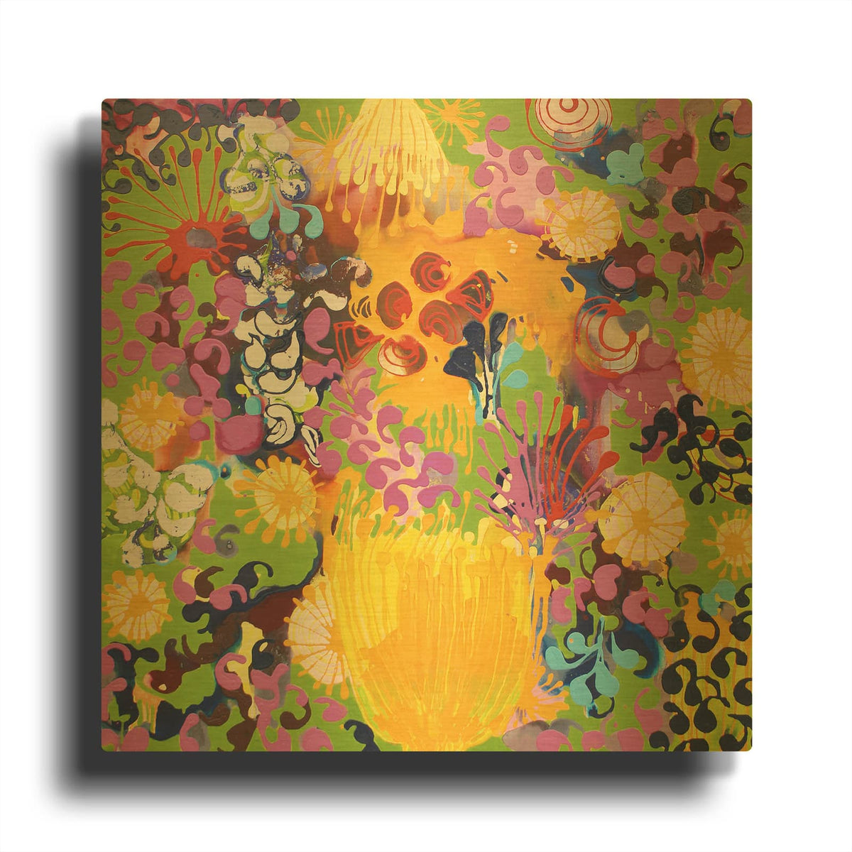 'Hard Candy' By Sofie Siegmann Gold Metal Wall Art